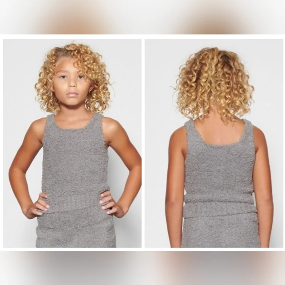 SKIMS GIRLS COZY TANK IN SMOKE 2T/3T/ NWT - Picture 6 of 8